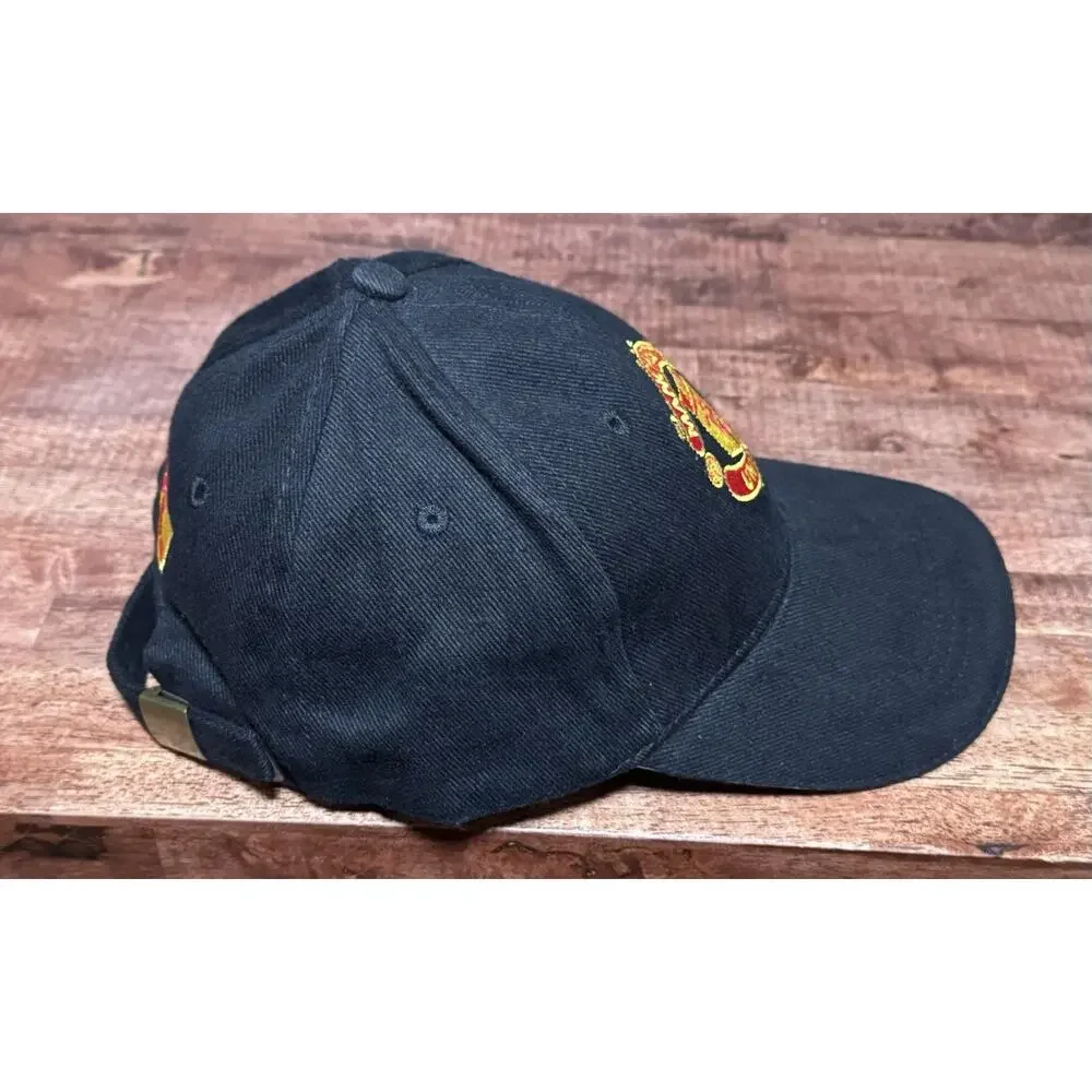 Manchester United Hat Cap Black Adjustable Official Merchandise Soccer
